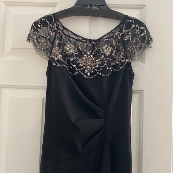 Xscape Black Embellished Gown - Picture 3 of 11